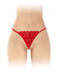String avec perles Venusina - rouge