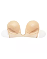 BYE-BRA - SOUTIEN-GORGE SANS POIGNÉES BEIGE BONNET C BYE-BRA - SOUTIEN-GORGE SANS POIGNÉES BEIGE BONNET C