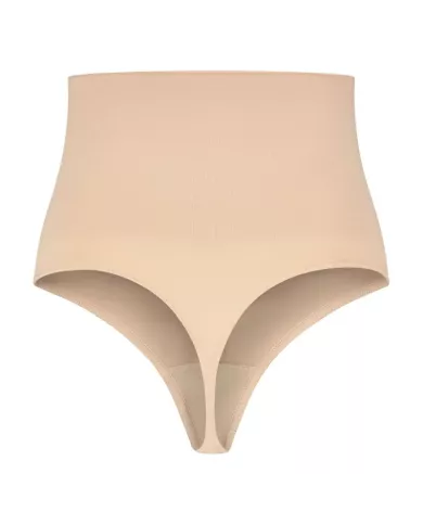 BYE-BRA - FAONNEUR SANS POINTS STYLE STRING BEIGE TAILLE XXL