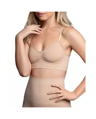 BYE-BRA - MEDIUM CONTROL SOUTIEN-GORGE SANS POINTS BEIGE TAILLE M BYE-BRA - MEDIUM CONTROL SOUTIEN-GORGE SANS POINTS BEIGE TAILLE M