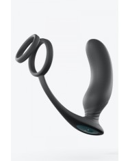Stimulateur de prostate + cockring Double game