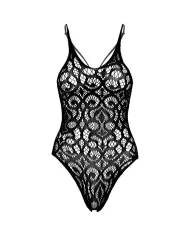 LEG AVENUE - TEDDY EN DENTELLE SANS COUTURES - NOIR LEG AVENUE - TEDDY EN DENTELLE SANS COUTURES - NOIR