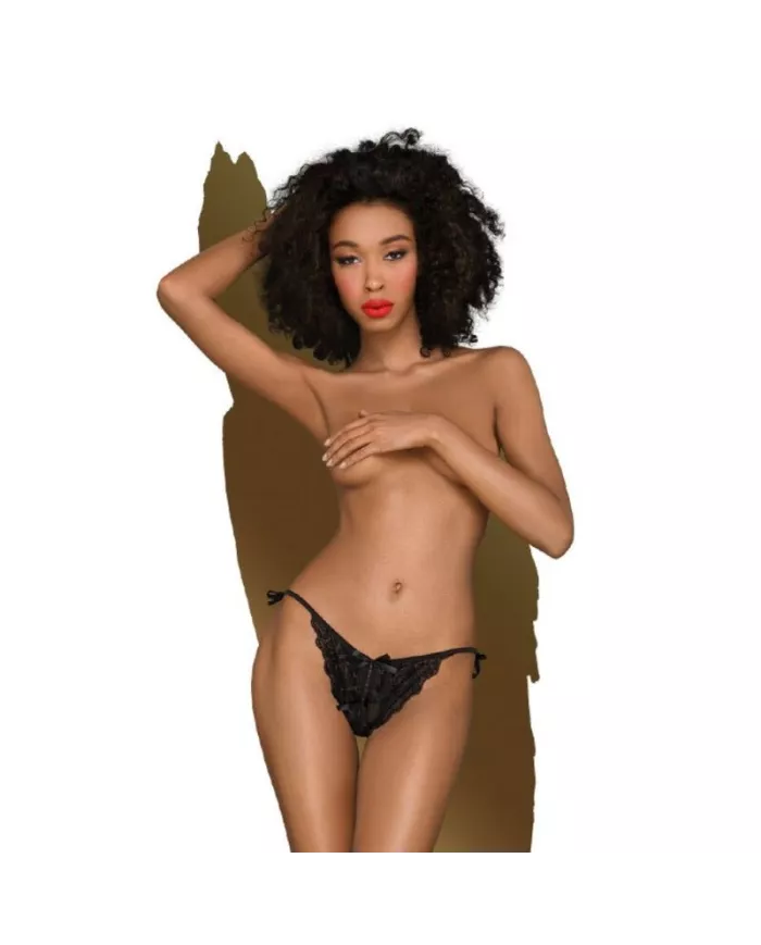 PENTHOUSE - TROP CHAUD POUR ÊTRE VRAI THONG NOIR L/XL PENTHOUSE - TROP CHAUD POUR ÊTRE VRAI THONG NOIR L/XL