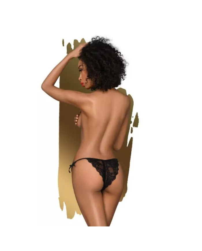PENTHOUSE - TROP CHAUD POUR ÊTRE VRAI THONG NOIR L/XL PENTHOUSE - TROP CHAUD POUR ÊTRE VRAI THONG NOIR L/XL