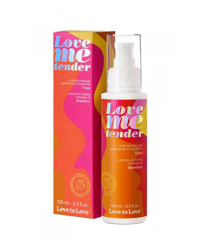 Huile de massage fraise 100ml - Love To Love