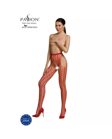 PASSION - BODYSTOCKING ECO COLLECTION ECO S007 ROUGE PASSION - BODYSTOCKING ECO COLLECTION ECO S007 ROUGE
