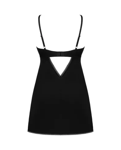 OBSESSIVE - CHEMISE ROSENTY & STRING XS/S
