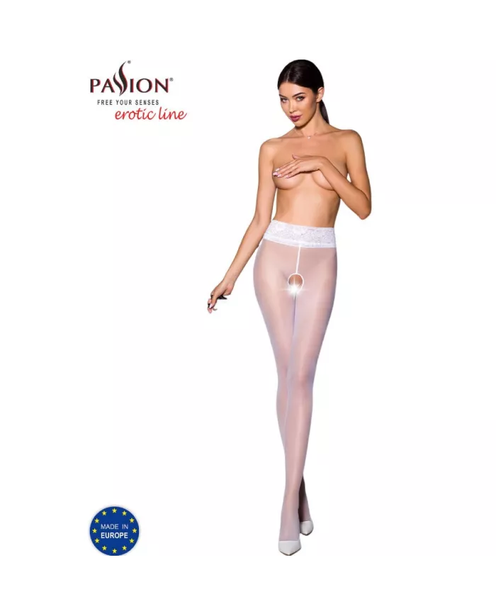 PASSION - TIOPEN 008 COLLANT BLANC 3/4 30 DEN