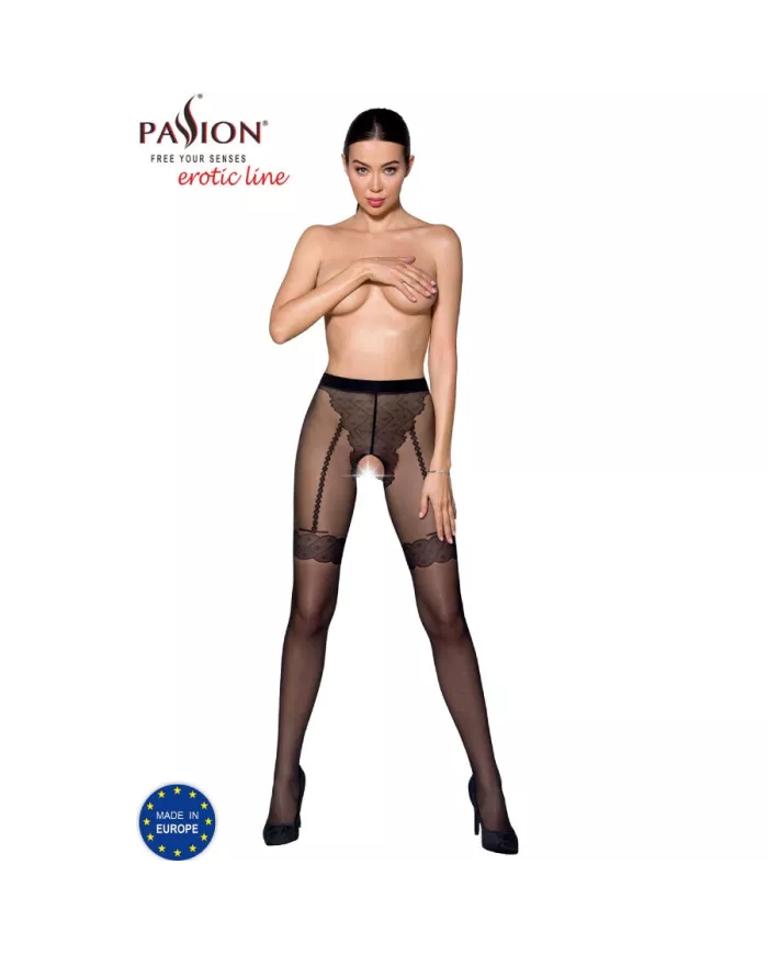 PASSION - TIOPEN 016 COLLANT NOIR 3/4 20 DEN