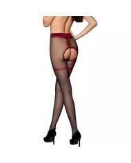 PASSION - TIOPEN 019 COLLANTS NOIR/ROUGE 3/4 20 DEN