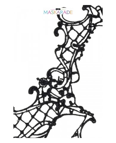 Loup broderie souple Croissant de lune