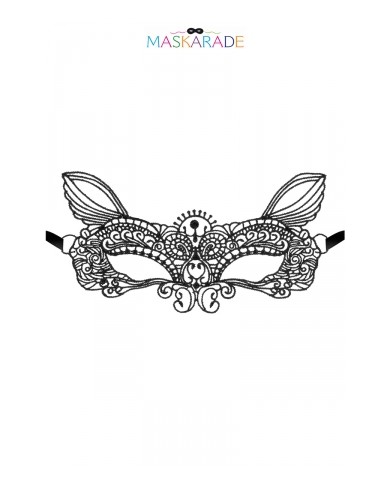 Loup broderie souple Pleine Lune