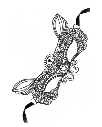 Loup broderie souple Pleine Lune