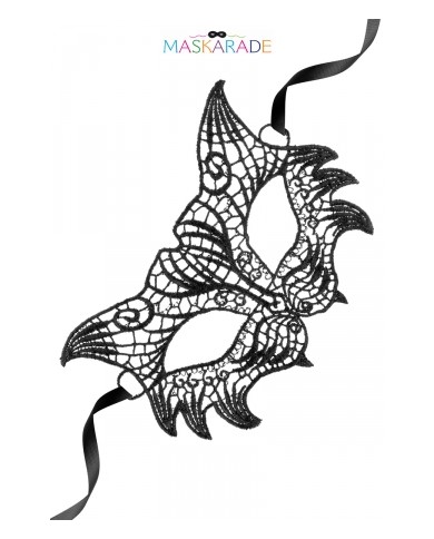 Loup broderie souple Nuit