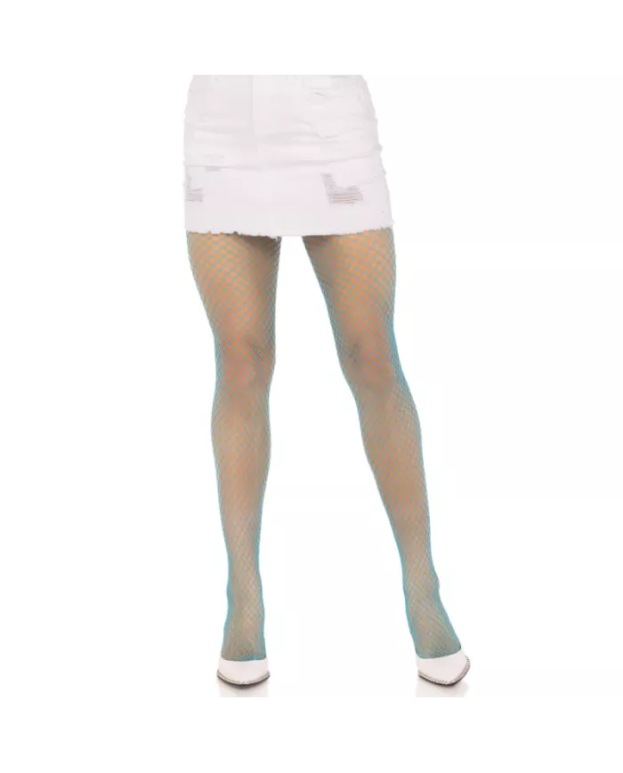 LEG AVENUE - COLLANTS RÉSILLE LYCRA BLEU