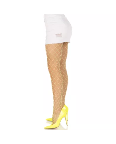 LEG AVENUE - COLLANTS RÉSILLE DIAMANT JAUNE