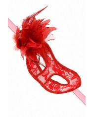 Loup semi-rigide La Traviata - rouge