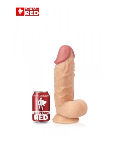 Gode XXL The Strong 26 x 6,5 cm - Captain Red
