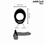 ADDICTED TOYS - ANNEAU PÉNIS À DOUBLE TEXTURE – Image 4