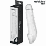 ADDICTED TOYS - EXTENSION DE PÉNIS TRANSPARENTE TAILLE S 23 CM