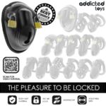 ADDICTED TOYS LOCKED - À PÉNIS VERROUILLÉE SANS CLÉ 11,5 CM – Image 7