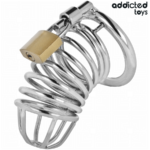 ADDICTED TOYS LOCKED - CAGE À PÉNIS EN MÉTAL IRON CELL TAILLE M – Image 2