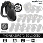 ADDICTED TOYS LOCKED - MINDNIGHT CELL CAGE À PÉNIS TAILLE S – Image 7