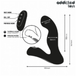ADDICTED TOYS - MASSEUR DE PROSTATE OSCILLANT AVEC MODE PULSATION ET TÉLÉCOMMANDE – Image 6