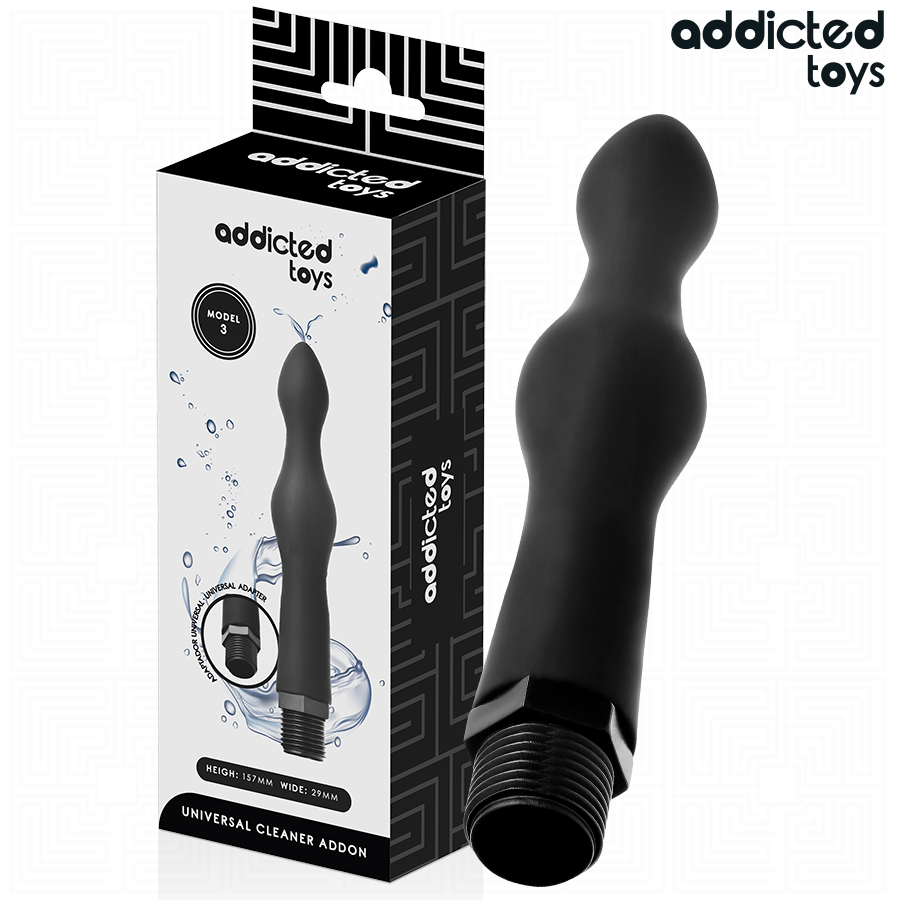 ADDICTED TOYS - NETTOYEUR ANAL AVEC ADAPTATEUR UNIVERSEL MODÈLE 3 ADDICTED TOYS - NETTOYEUR ANAL AVEC ADAPTATEUR UNIVERSEL MODÈLE 3 – Image 1