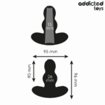 ADDICTED TOYS - PLUG ANAL CREUX TAILLE M 9,6 CM – Image 4