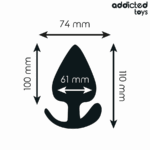 ADDICTED TOYS - PLUG ANAL TAILLE XXL 11 CM – Image 4