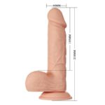 BAILE - BELLE RENCONTRE BAHAMUT GODE RÉALISTE FLEXIBLE 21.8 CM NATUREL – Image 6