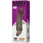 BAILE - GAINE DEXTENSION DE PÉNIS AVEC VIBRATION ET SANGLE POUR TESTICULES 13.5 CM – Image 2