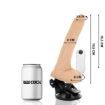 BASECOCK - VIBRATEUR ARTICULABLE TÉLÉCOMMANDE NATUREL 18.5 CM -O- 4 CM – Image 2