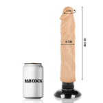BASECOCK - VIBRATEUR RÉALISTE 2-1 NATUREL 20 CM -O- 4 CM – Image 2