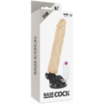 BASECOCK - VIBRATEUR RÉALISTE TÉLÉCOMMANDE NATUREL 21 CM -O- 4 CM – Image 4