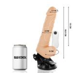 BASECOCK - VIBRATEUR RÉALISTE TÉLÉCOMMANDE NATUREL AVEC TESTICULES19.5 CM -O- 4 CM – Image 2