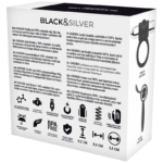 BLACK&SILVER - BAGUE RECHARGEABLE CAMERON ARGENT – Image 6