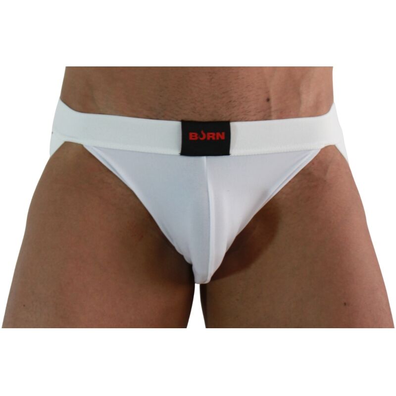 BURN - 007 JOCK LYCRA BLANC XL BURN - 007 JOCK LYCRA BLANC XL – Image 1
