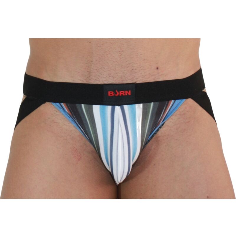 BURN - 009 JOCK MULTICOLORE / NOIR L BURN - 009 JOCK MULTICOLORE / NOIR L – Image 1