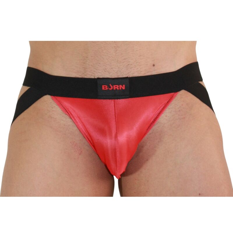 BURN - 010 JOCK ROUGE / NOIR XL BURN - 010 JOCK ROUGE / NOIR XL – Image 1