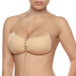 BYE-BRA - LACE-IT RENFORCEMENT PUSH-UP BEIGE BONNET D – Image 3