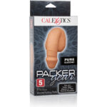 CALEXOTICS - EMBALLAGE SILICONE PÉNIS 12.75 CM CARAMEL – Image 3