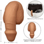 CALEXOTICS - EMBALLAGE SILICONE PÉNIS 12.75 CM CARAMEL – Image 4