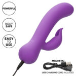 CALEXOTICS - FIRST TIME VIBRATEUR PLEASER RECHARGEABLE VIOLET – Image 8