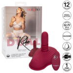 CALEXOTICS - RIDER MASSAGER DOUBLE MOTEUR TÉLÉCOMMANDE ROUGE – Image 2