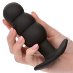 CALEXOTICS - ROCK BOTTOM PLUG ANAL PERLÉ 10 VIBRATIONS SILICONE NOIR – Image 6