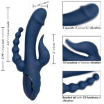 CALEXOTICS - VIBRATEUR TRIPLE ORGASME BLEU – Image 9