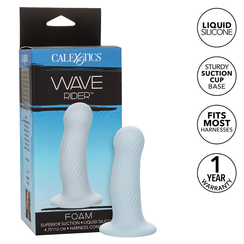 CALEXOTICS - WAVE RIDER PLUG ANAL EN MOUSSE BLEU CALEXOTICS - WAVE RIDER PLUG ANAL EN MOUSSE BLEU – Image 1