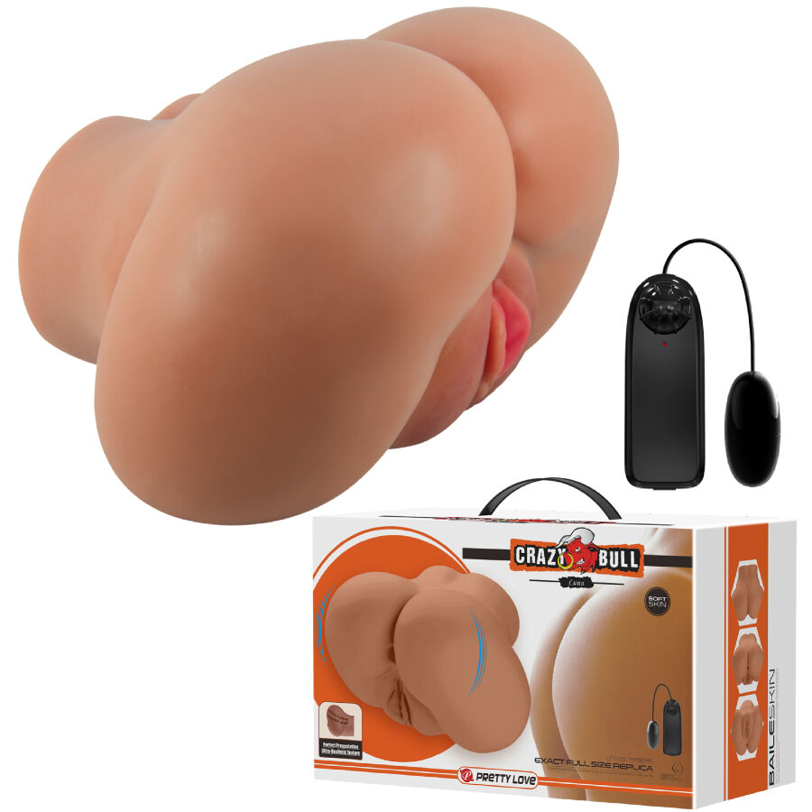 CRAZY BULL - LUNA VIBRATEUR FESSIER AVEC CONTRÔLE RÉALISTE DU VAGIN ET DE L'ANUS À TÉLÉCOMMANDE CRAZY BULL - LUNA VIBRATEUR FESSIER AVEC CONTRÔLE RÉALISTE DU VAGIN ET DE L'ANUS À TÉLÉCOMMANDE – Image 1